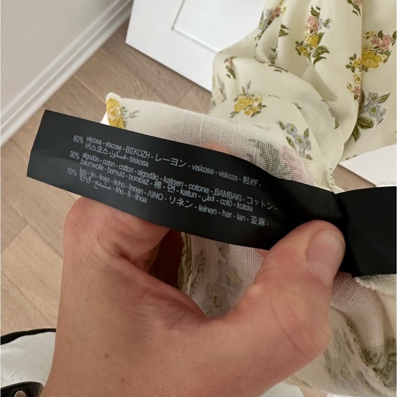 ZARA PRINTED MIDI DRESS - Picture 6 of 7